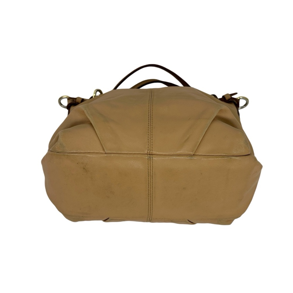 COACH Brooke 14142 Soft Tan Pebbled Leather Hobo Satchel Tote Handbag - Picture 8 of 17
